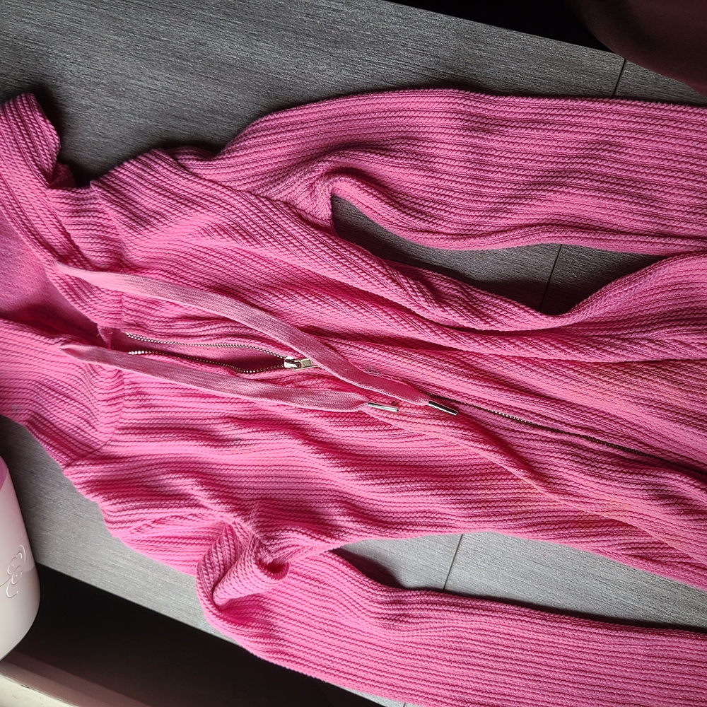 Women's Pink Zipper Jacket